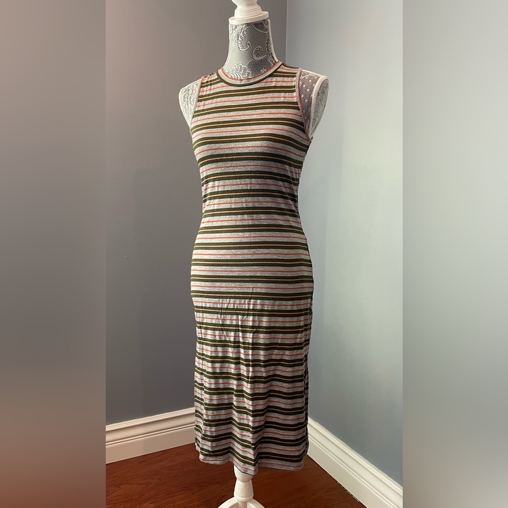 Rolla Coster Striped Midi Dress
